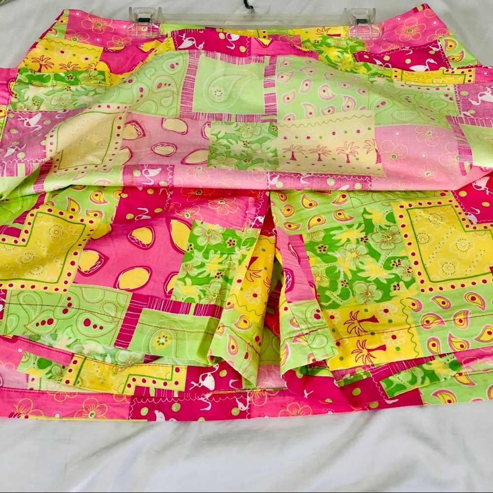 Cotton Connection Patchwork Lilly-Like Skort Size… - image 8